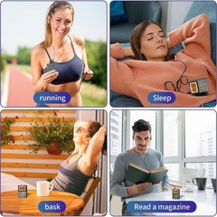 Portable Radio AM FM Rechargeable Pocket Radio W/ Best Reception Digital Tuning
