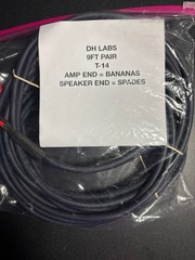 DH Labs Silver Sonic T14 9 Ft bi wire Speaker Cable ie Kimber Cardas XLO Monster