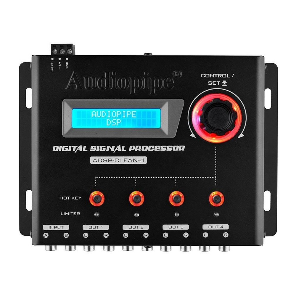Audiopipe ADSPCLEAN4 1in 4out Digital Signal Processor