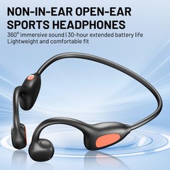 Bone Conduction Headphones Bluetooth 6.1 Wireless Headset Outdoor Sport Earbuds
