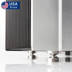 28X22mm Stainless Steel HiFi audio Speaker Isolation Spike Stand Feet Pads Base