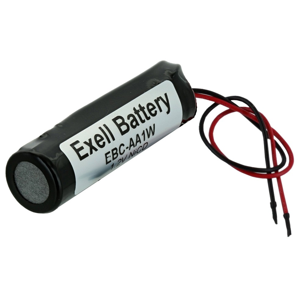 Exell 1.2V Custom NiCd 1000mAh Battery Pack w/ 5″ AWG Bare Wire Leads