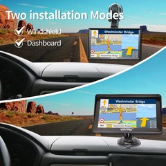 URFRU GPS Navigator for Car Truck 7-Inch 2025 Offline Maps Lifetime Free Updates
