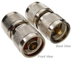 N-Type Male to UHF PL259 Male RF Coaxial Adapter, CablesOnline RF-N134