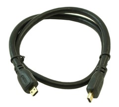 10 inch MICRO-HDMI to MICRO-HDMI w/Ethernet Male to Male Cable (32AWG)