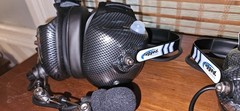 Rugged Radios H41 Carbon Fiber Racing Radios 2 Way Headset BTH Set of 2