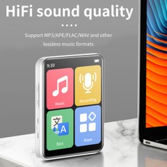 Support 128G 8G MP3 Player Bluetooth HiFi Lossless Sound Music Recorder FM Radio