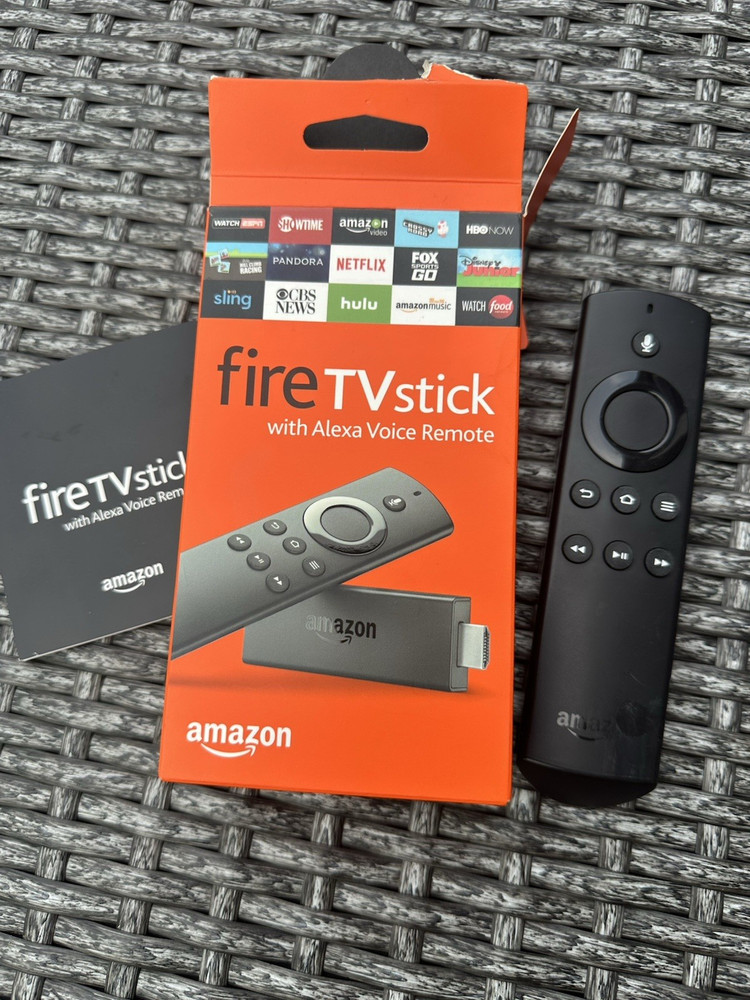 Amazon Fire TV Stick 2nd Gen 8GB 1080p HDMI Wi‑Fi Fire OS w/ Alexa Remote.