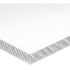 Manufacturer Varies Clear Cast Acrylic Sheet Stock 24″ L x 12″ W x 1/2″ Thick