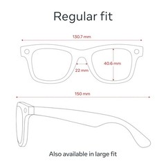 Ray-Ban Meta (Gen 1) Wayfarer, Matte Black Polarized Gradient Graphite New!!!