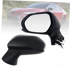 Driver Side View Mirror Compatible With L-Driver Side Textured Black-3 Pins