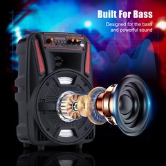 1000W Portable Wireless bluetooth Speaker Super Bass Stereo Radio FM TF AUX USB
