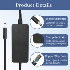 42V Charger Replacement for Jetson Atlas JATLAS-BLK/JATLAS-BB Fat Tire