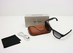 Ray-Ban Meta Wayfarer RW4008 Smart Glasses Black Grey Polarized