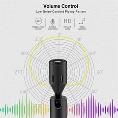 1Pc 3.5mm Universal Phone/PC One Directional Adjustable Mini Microphone MIC