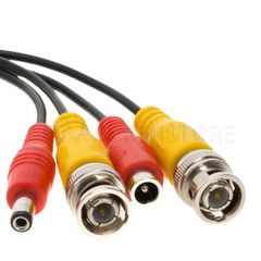 Security Camera Cable BNC Extension Power Surveillance DVR CCTV 10FT-100FT lot