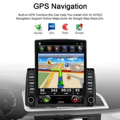 for Toyota Sienna Radio Upgrade 2004 2005 2006 4GB RAM+64GB ROM-XJG, Black