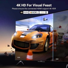 HDMI Extension Cable 4K 60Hz Male to Female HDMI 2.0 HDR Adapter Cord