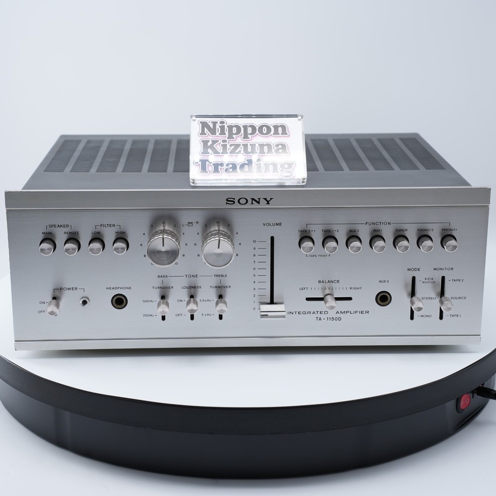 Sony TA-1150D Integrated Amplifier Vintage Hi-Fi Serviced Tested Japan Phono