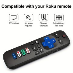 2pack Remote Control Replacement For All TCL Hisense Onn Roku TV