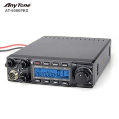 New Anytone AT-6666pro 80W 10M Amateur Radio AM FM USB LSB PA CW Mode with Cable