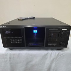 Sony CDP-CX455 CD Changer 400-Disc Black Refurbished w/Remote One Year Warranty