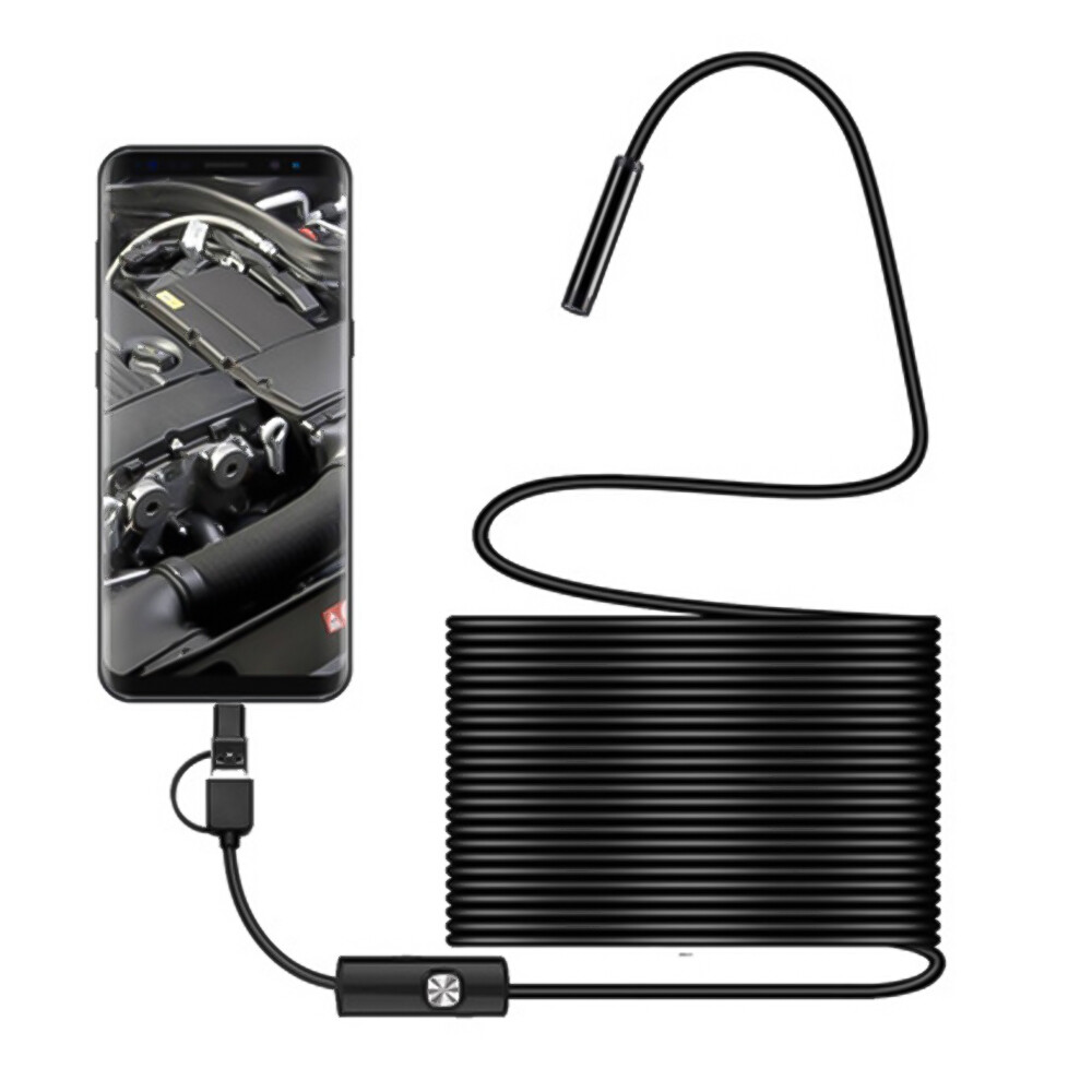 Endoscope Borescope w/ 6LED Mini Inspection USB Camera Scope For Android System