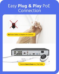 ANNKE 8CH/16CH 4K 8MP 6MP NVR IP Network POE Video Recorder For Security Camera