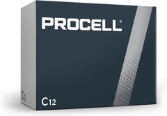 Duracell Procell Alkaline Batteries C 12 Pack/Box Exp. 2032