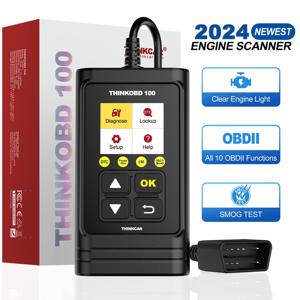 ThinkOBD 100 Auto Diagnostic Vehicle Fault Engine Code Reader OBD2 Scanner Tool