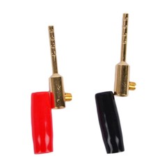 20 Pcs X Speaker Pin Connectors 2mm Gold Plated Banana Plugs Screw Terminal US