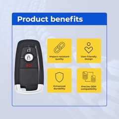 Replcament Key Fob Compatible with EcoSport 2018-2023 FCC M3N-A2C93142300