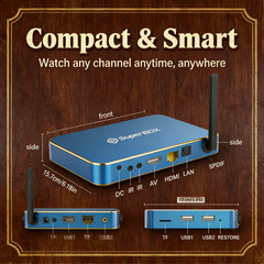 SuperBox S6 Max Streaming Media Player 6K WiFi 6