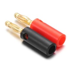 40PCS 4mm Gold Plated Banana Plugs Audio Jack Speaker Wire Cable Screw Connector