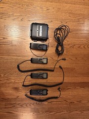 Simrad RS90 Black Marine Radio System w/ 4 Handsets 3 wired 1 wireless
