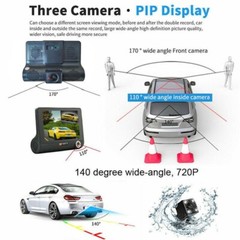 1080P 4″ Dual Lens HD Car DVR Rearview Video Dash Cam Recorder Camera G-Sensor