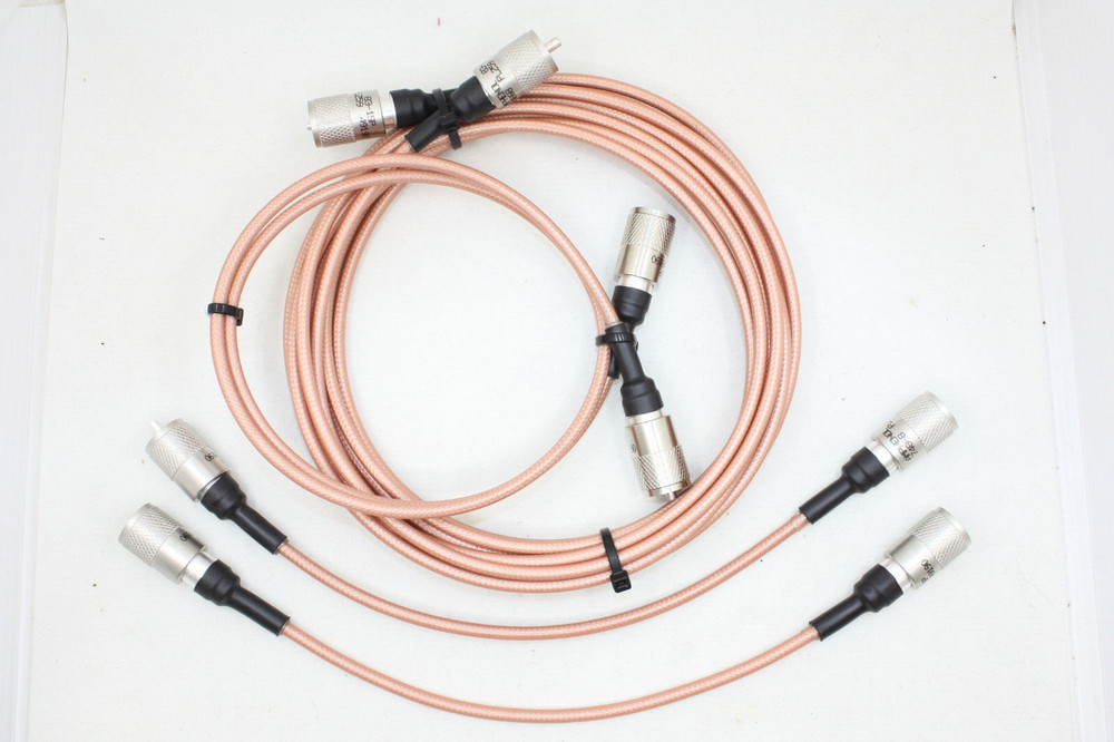 RG400 Coaxial Cable Kit (2) 1 ft, (1) 3 ft and (1) 18ft w/Amphenol PL259’s CB