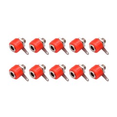 US Stock Male+Female 4mm Banana Plug + Socket Screw Connector J072 Audio Adapter