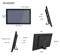 18Inch Android RK3566 Capacitive Screen Touch All In One Advertising Tablet