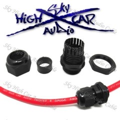 Sky High 8 AWG 3/8″ Waterproof Firewall Sheetmetal Grommet Power Wire Cable GA