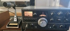 Kenwood TS-520SE HF SSB Transceiver Ham Radio Base + Kenwood MC-50 MIC Tested ✔️