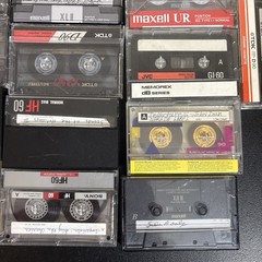 36 Cassette Tape Lot Sold As Blanks TDK Maxell Sony Fuji Scotch Reusable