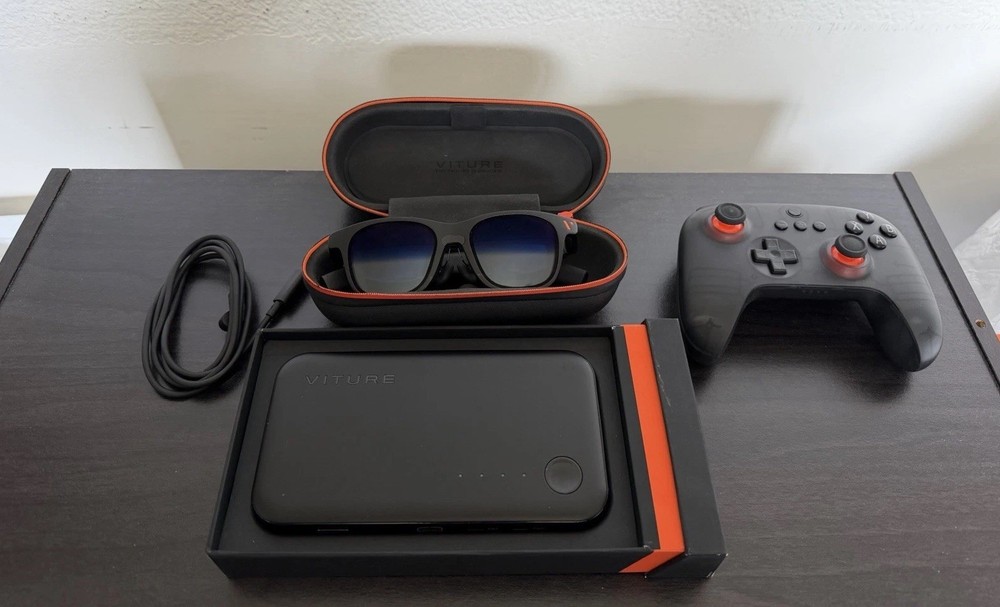 Viture Pro XR Glasses + 8bitdo controller + Mobile Dock Station Bundle