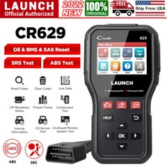 LAUNCH CR629 OIL SAS BMS ABS SRS OBD2 Code Reader Car Diagnostic Tool Scanner