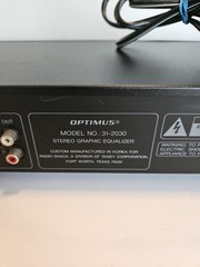 Optimus 31-2030 10-Band Stereo Graphic Equalizer – Works Great