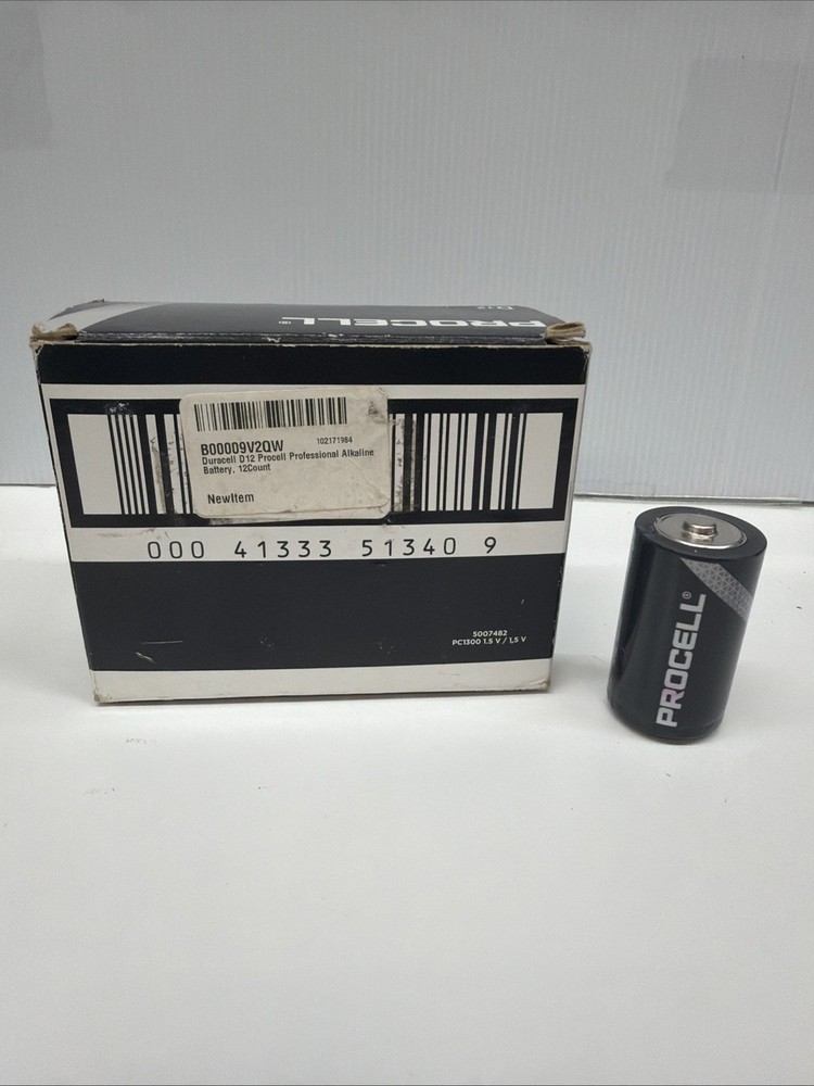 Duracell PROCELL Alkaline Battery D (PC1300) – 34 Count, Exp. Mar 2027