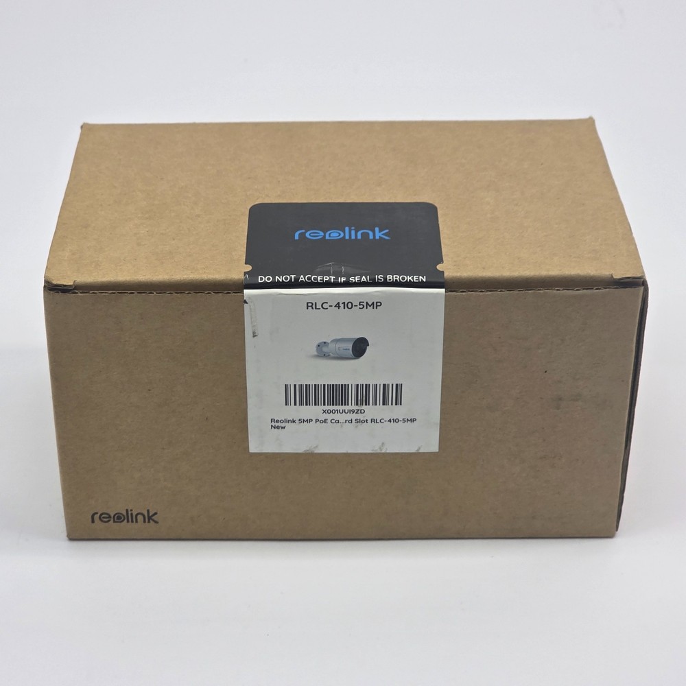 Reolink RLC-410-5MP POE IP Security Camera Outdoor Night Vision Waterproof – New