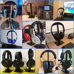 New Bee Headphone Stand Headset Holder Earphone with 1 Pack, Black