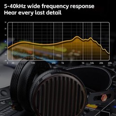 FiiO FT7 Headphones Open-Back Planar 106mm Planar Magnetic Monitor Earphone