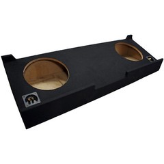 07-13 Chevy Silverado Crew Cab Truck Dual 12″ Custom Subwoofer Enclosure Sub Box